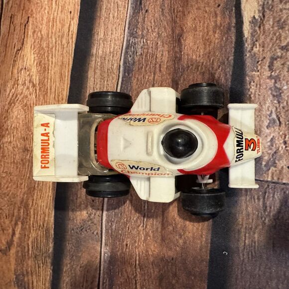 Formula A 3 Turbo Toy Race Car Friction Rev Up World Champion Racing 3 - 1/2” - Picture 6 of 7
